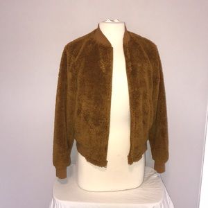 Furry Bomber Jacket